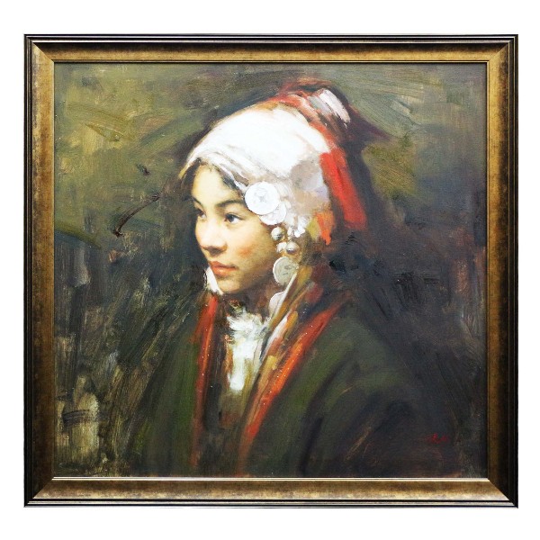 Oil Painting Frame-กรอบรูปภาพสีน้ำมัน-ภาพสีน้ำมัน-Custom Framing-Oil Painting